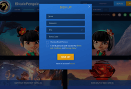 BitcoinPenguin Registration Desktop