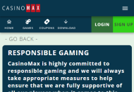 CasinoMax Responsible Gaming Mobile