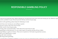 Casino Share Responsible Gambling Desktop