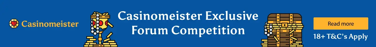 Casinomeister Exclusive Forum Competition HP Banner