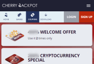 Cherry Jackpot Promotions Mobile
