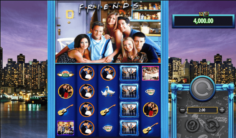 Friends Video Slots Gameplay Screenshot