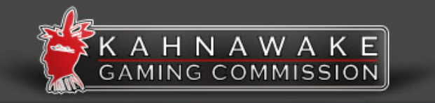 Image of Kahnawake Gaming Commission Logo taken on 9.10.2023