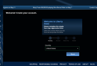 Liberty Slots Registration Desktop