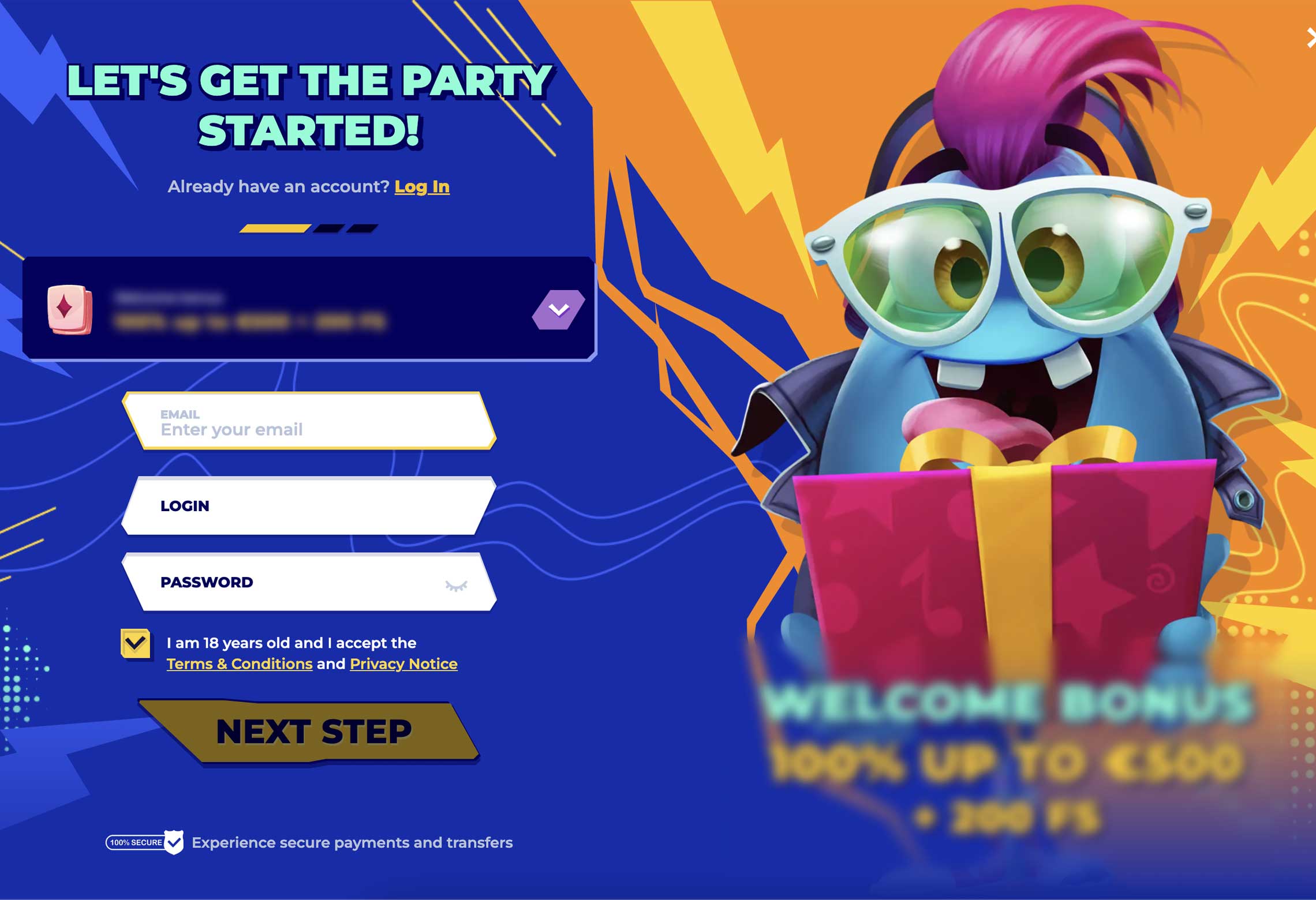 Mrpacho Casino Posto Permesso 100% Gratifica sagace per 500, 200 FS