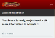 Music Hall Registration Mobile