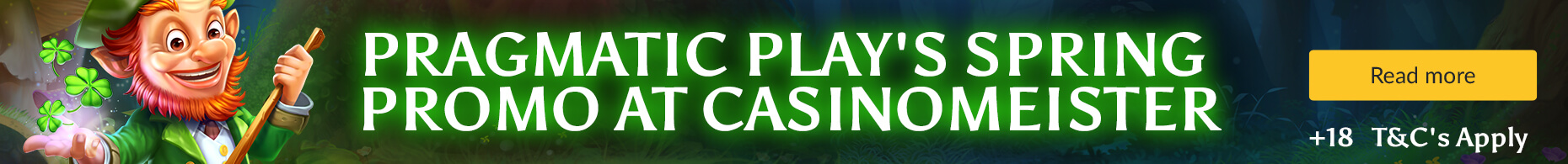 Pragmatic Play's Spring Promo HP Banner