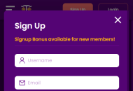 Trust Dice Registration Mobile