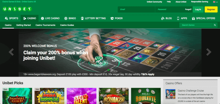 Unibet Casino Review, trusted & updated info - Casinomeister