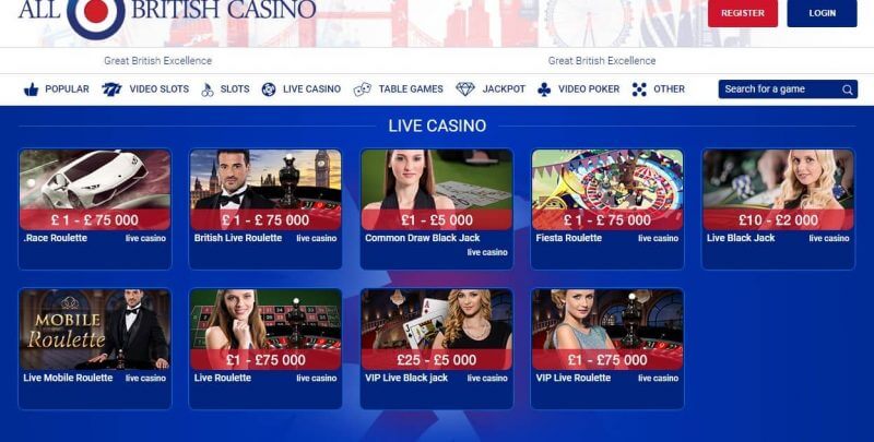 Britain s Fully Dedicated UK Online Casino