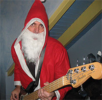 Bryan Bailey in Santa Costume