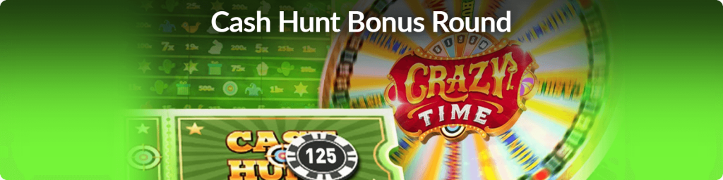 Cash Hunt Bonus Round at Crazy Time
