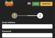 CasinoCasino Registration Form Step 1 Mobile Device View 