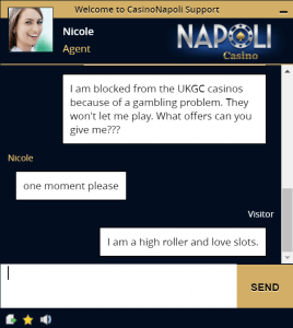 Napoli chat Support