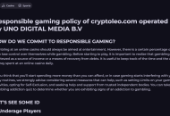 cryptoleo responsibloe gaming