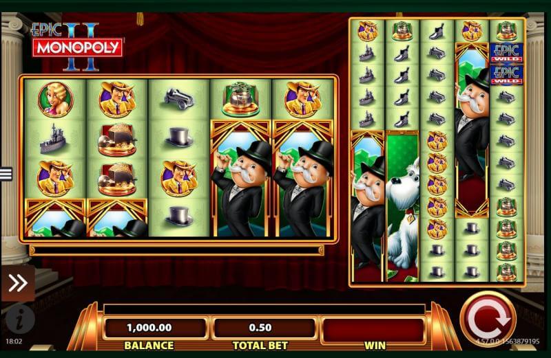 Epic monopoly II slot
