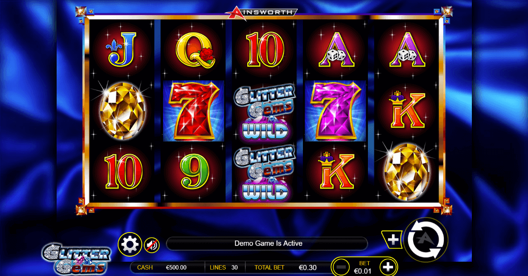 Glitter gems slot frontend