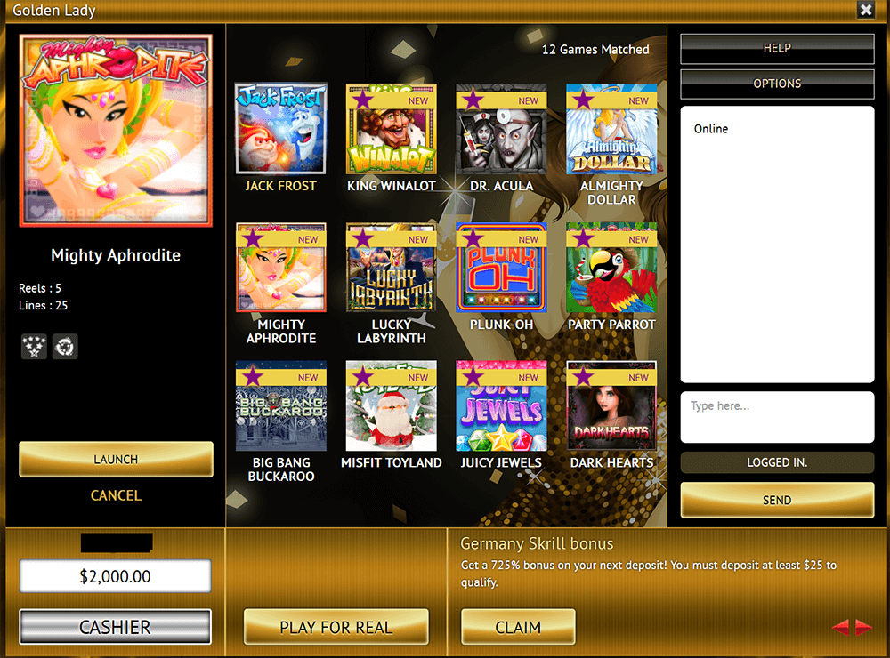 goldenlady-games