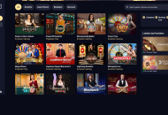 highroller live games selection desktop view 