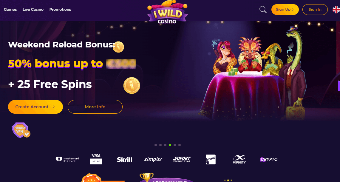iwild casino desktop