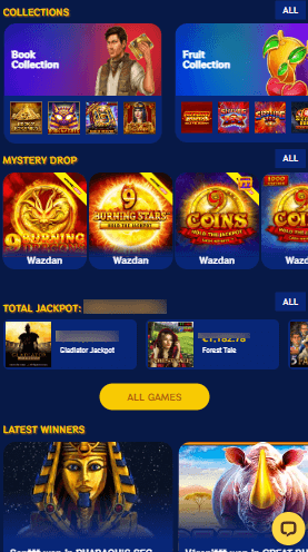 kakado casino mobile screenshot taken on 9/25/2023
