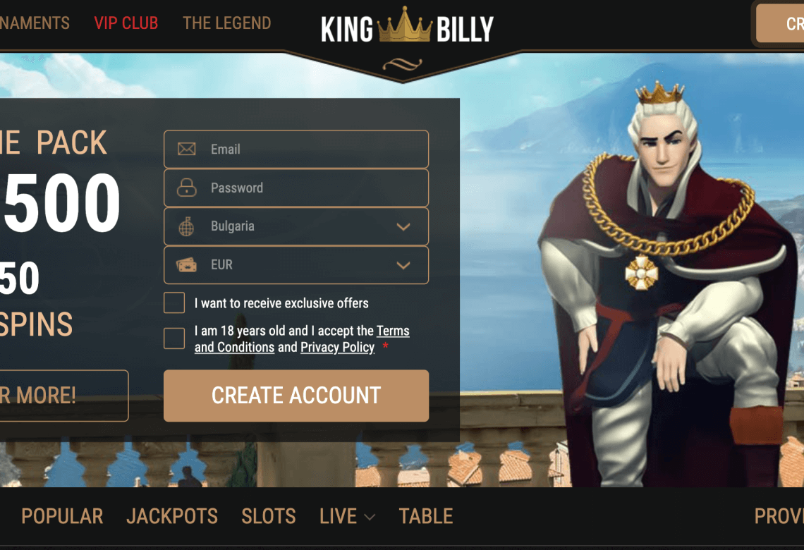 KingBilly Promotions Desktop