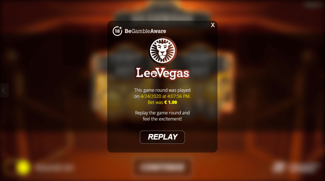 LeoVegas replay nolimit