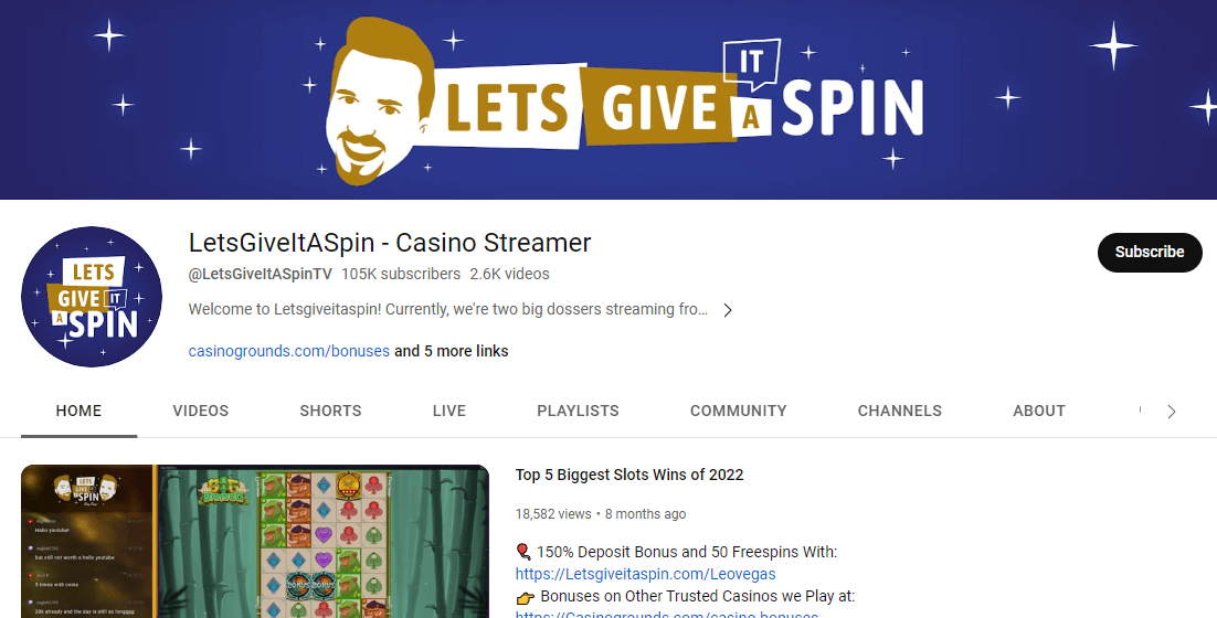 letsgiveitaspin youtube screenshot 