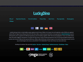 MGA Suspends LuckyDino’s Gaming Service Licence