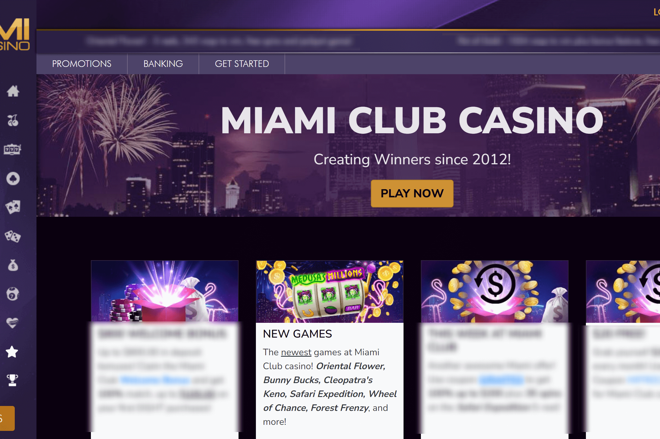 miami club casino no deposit bonus