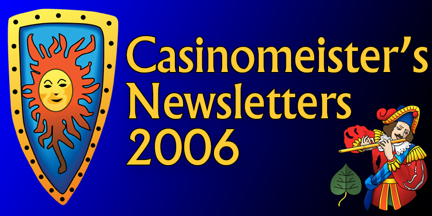 Casinomeister's 2006 Newsletters