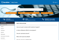 Nordicbet Help Centre Desktop Device View 