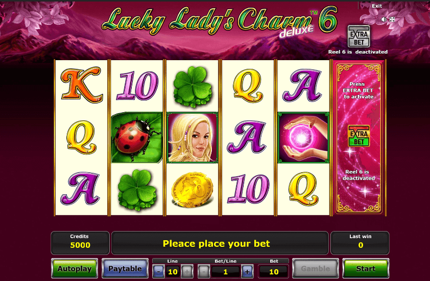 lucky ladys charm by novomatic