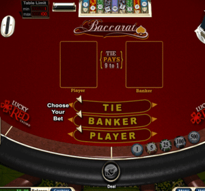 online baccarat screenshot