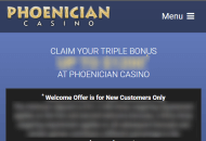 phoenician casino homepage mobile view