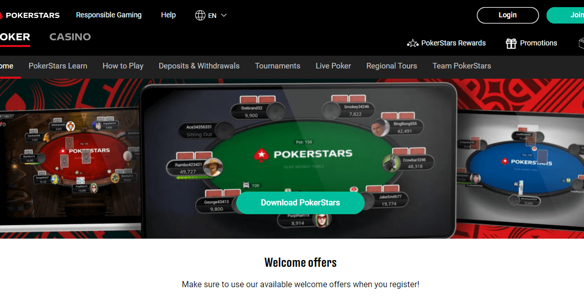 pokerstars desktop