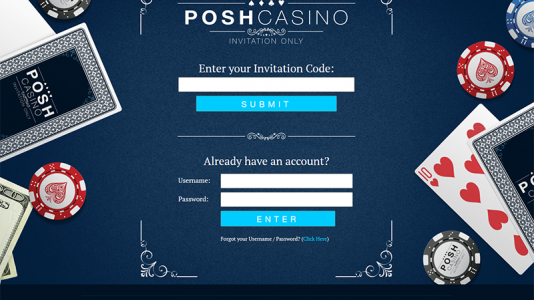 Posh Casino Invite Code