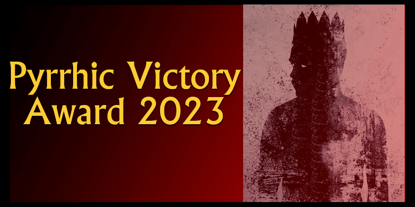 pyrrhic victory award