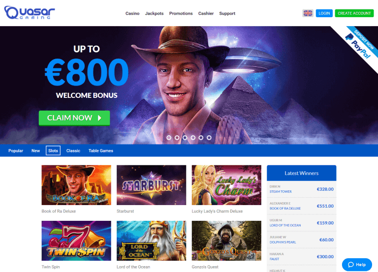 Quasar Gaming No Deposit Code Quasar Gaming No Deposit Code