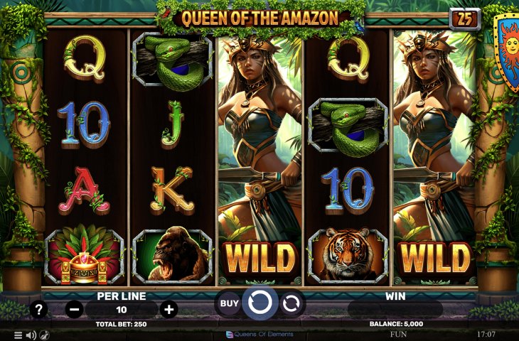 Spinomenal debuts Queen of the Amazon slot