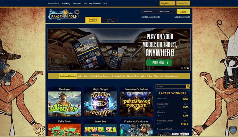 Ramses Gold Casino Review Ramses Gold Casino Review