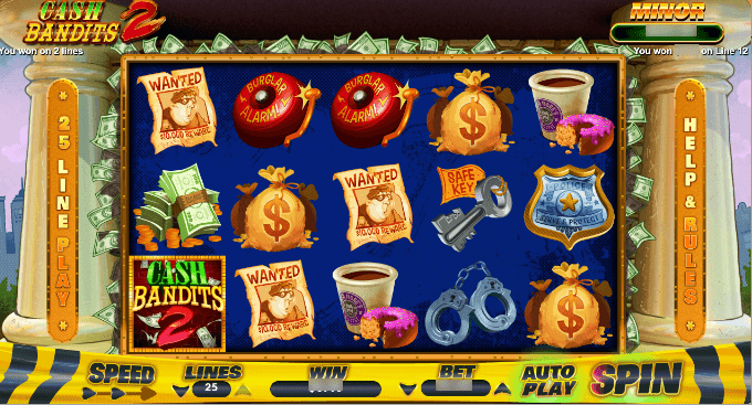 cash bandits 2 by realtime gaming