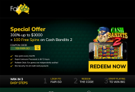 GWcasino Welcome Offer Desktop Device View