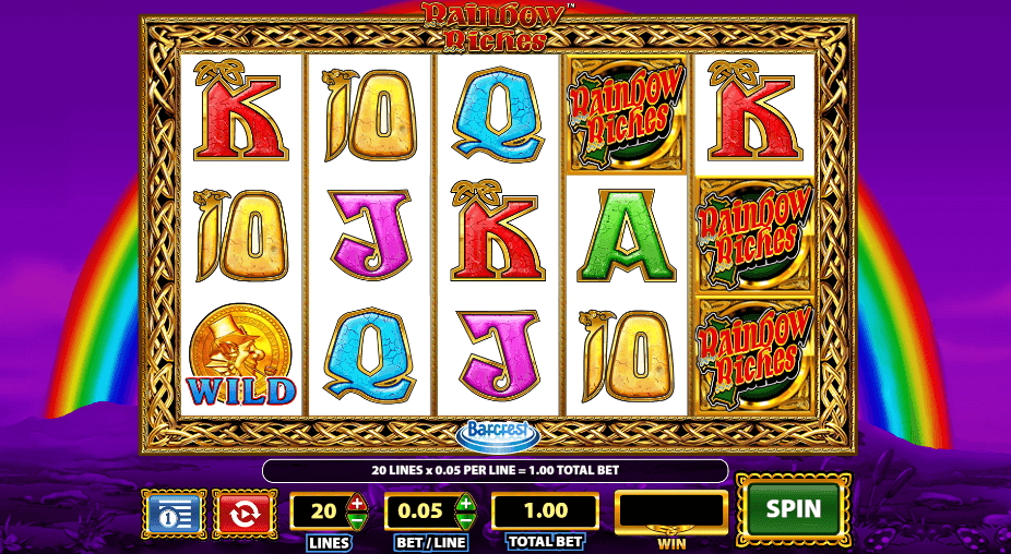 sg gaming rainbow riches slots demo