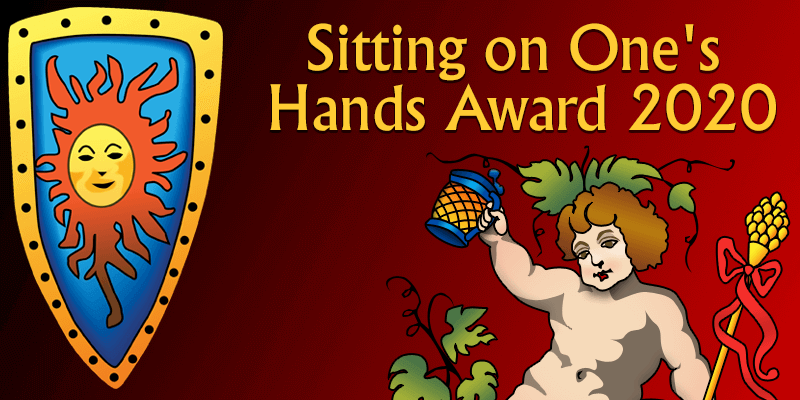Sitting on one's hands award 2020