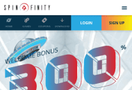 spinfinity full homepage screenshot mobile