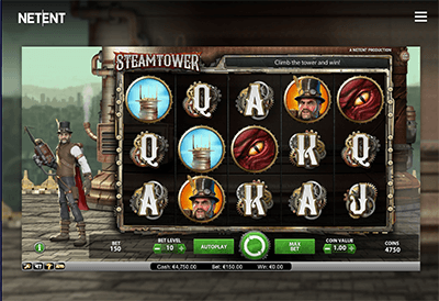 Steam Tower Slot Screenshot