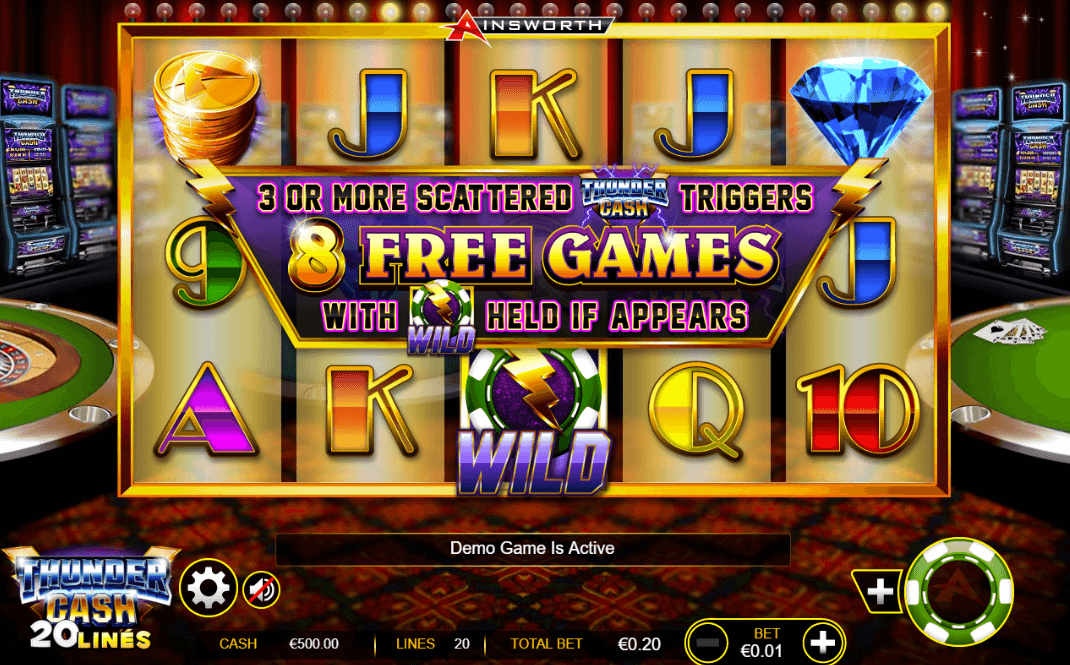 Thunder cash slot frontend