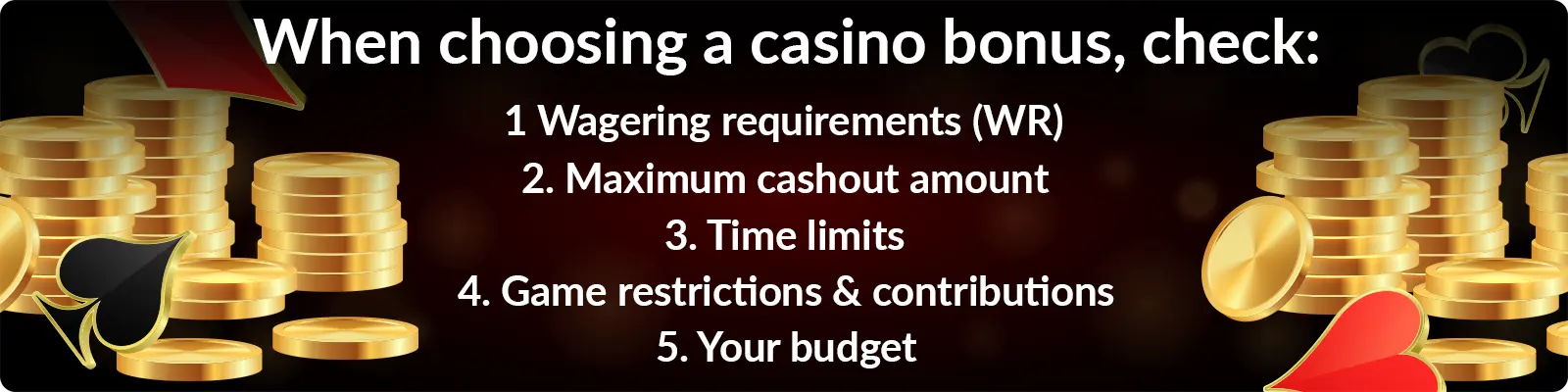 Tips for choosing a casino bonus