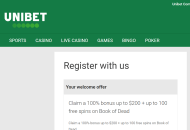 Unibet Registration Form Step 4 Desktop Device View 